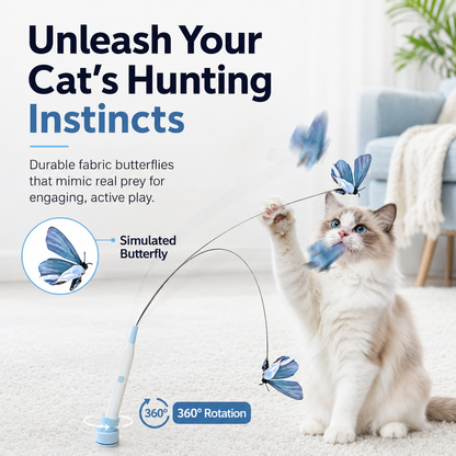 Cotitoc ™Smart Butterfly Cat Toy  🐾