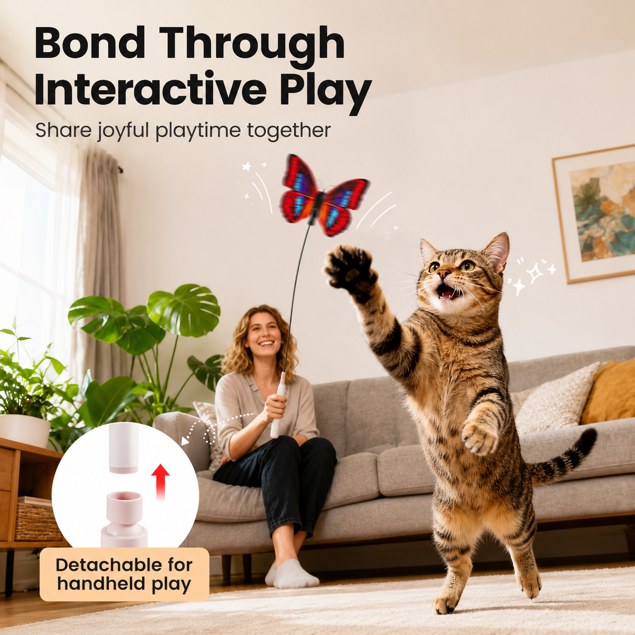 Cotitoc ™Smart Butterfly Cat Toy  🐾