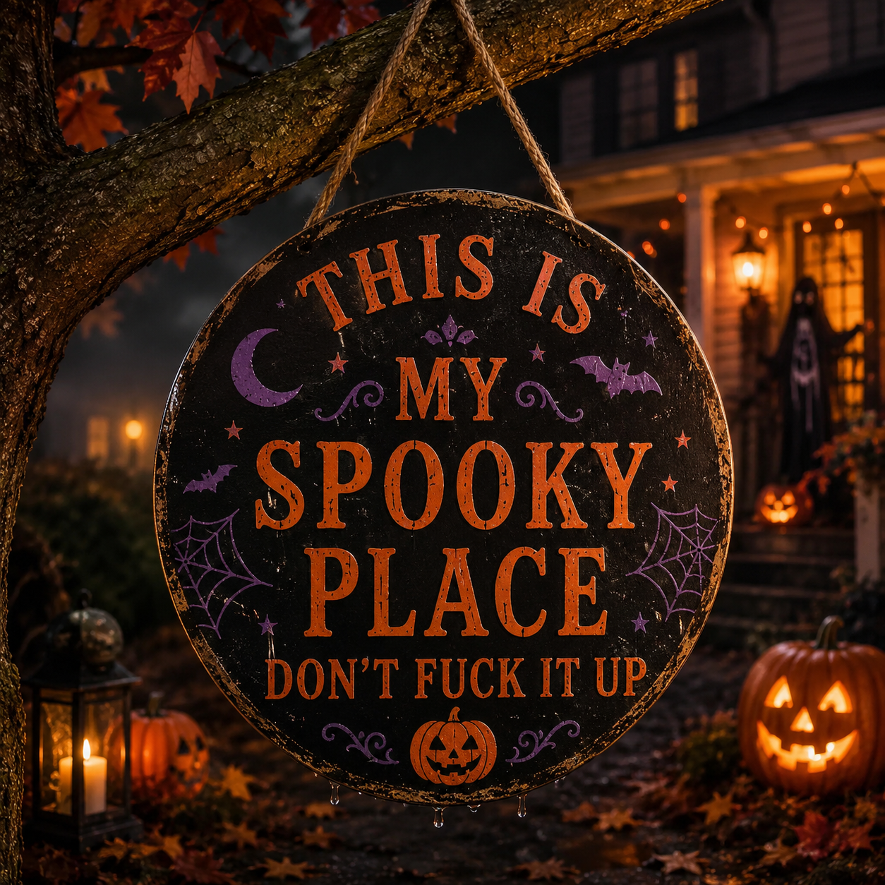 🎃Happy Haunt Halloween Sign Collection