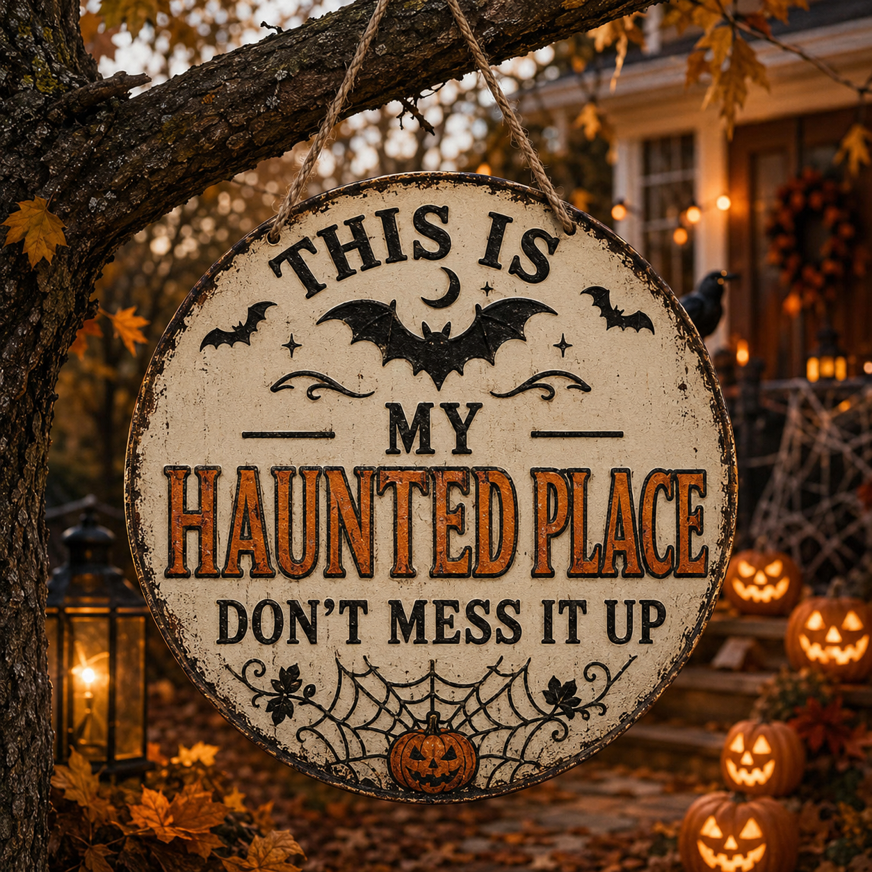 🎃Happy Haunt Halloween Sign Collection
