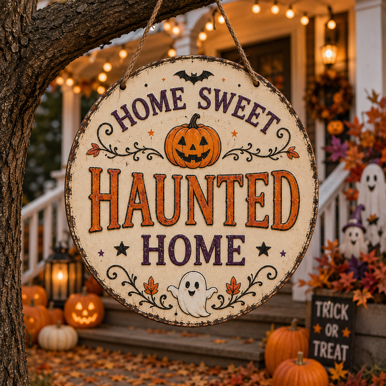 🎃Happy Haunt Halloween Sign Collection