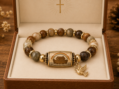 Six Biblical Stories of Faith, Hope & Redemption Crystal Bracelet