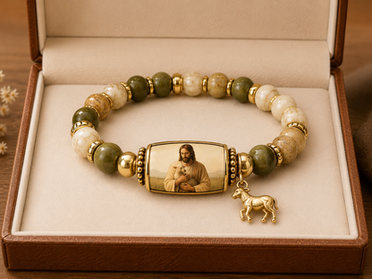 Six Biblical Stories of Faith, Hope & Redemption Crystal Bracelet