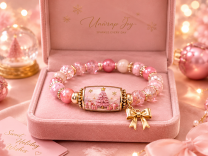 Candy Glow Christmas Crystal Bracelet