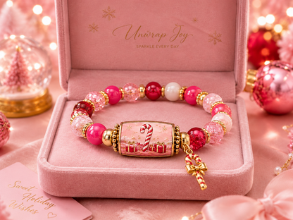 Candy Glow Christmas Crystal Bracelet