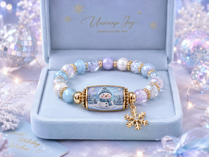 Candy Glow Christmas Crystal Bracelet