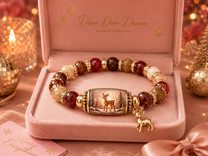 Candy Glow Christmas Crystal Bracelet