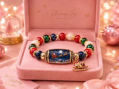 Candy Glow Christmas Crystal Bracelet