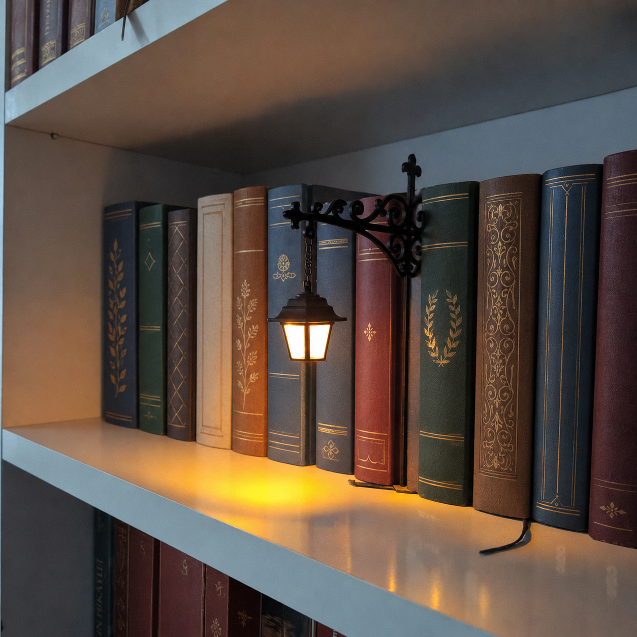 Library Lantern-Decorative Bookshelf Lighting