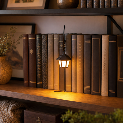 Library Lantern-Decorative Bookshelf Lighting