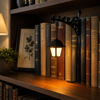 Library Lantern-Decorative Bookshelf Lighting