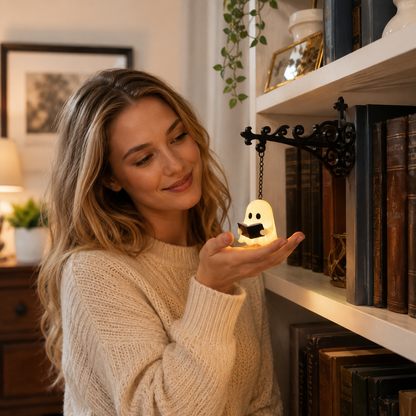 👻📚Ghost Bookshelf Lantern