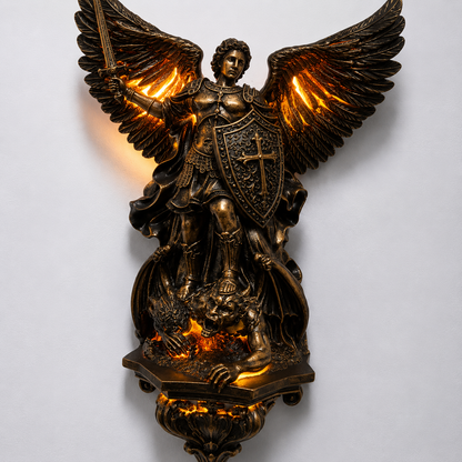 🕊️St. Michael Guardian Angel Wall Light