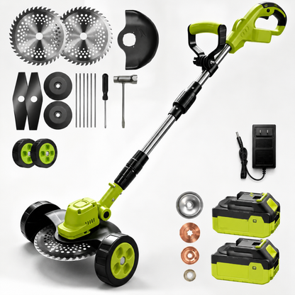21V Cordless 3-in-1 Grass Trimmer & Mini Mower