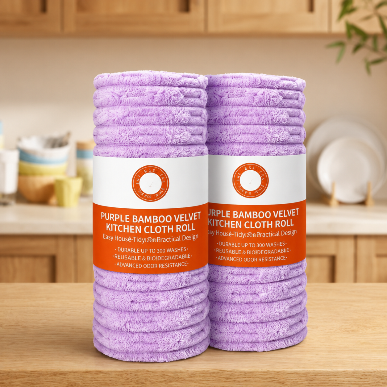 ✨Buy 1 Get 1 Free✨Bamboo microfiber tear-away antibacterial cleaning cloth