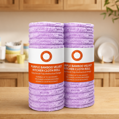 ✨Buy 1 Get 1 Free✨Bamboo microfiber tear-away antibacterial cleaning cloth