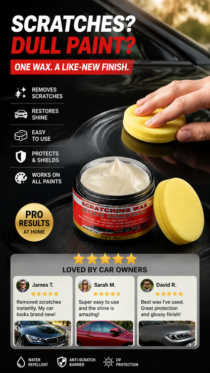 🔥Ultimate Car Scratch Remover Wax