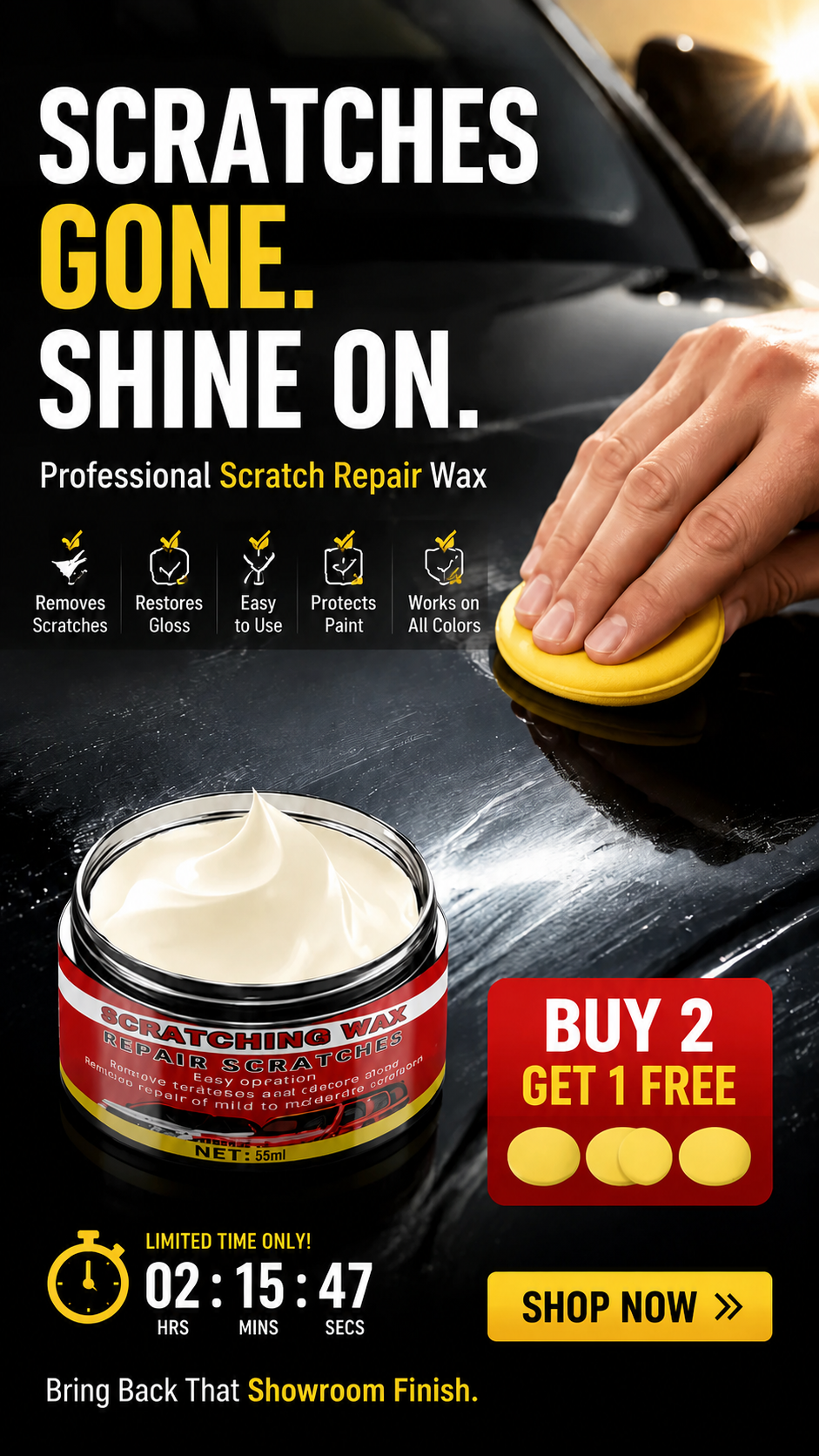 🔥Ultimate Car Scratch Remover Wax