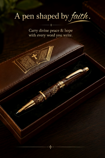🔥✝️ "God's Blessing" Bible Commemorative Pen🖋️
