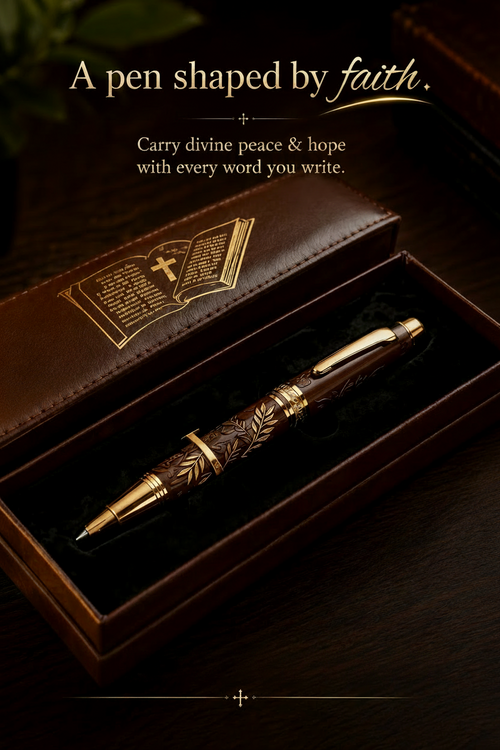 🔥✝️ "God's Blessing" Bible Commemorative Pen🖋️