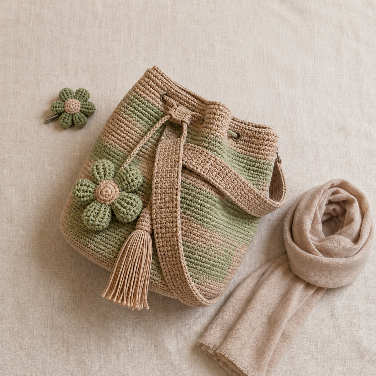 🎁🌼Only $34.90 This Week🌟🎉Handmade Crochet Flower Tote 🌼✨