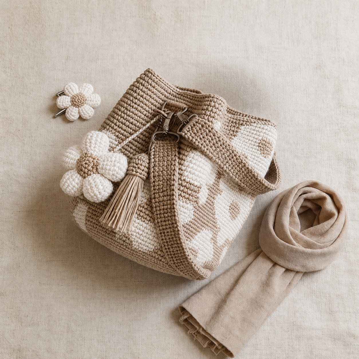 🎁🌼Only $34.90 This Week🌟🎉Handmade Crochet Flower Tote 🌼✨