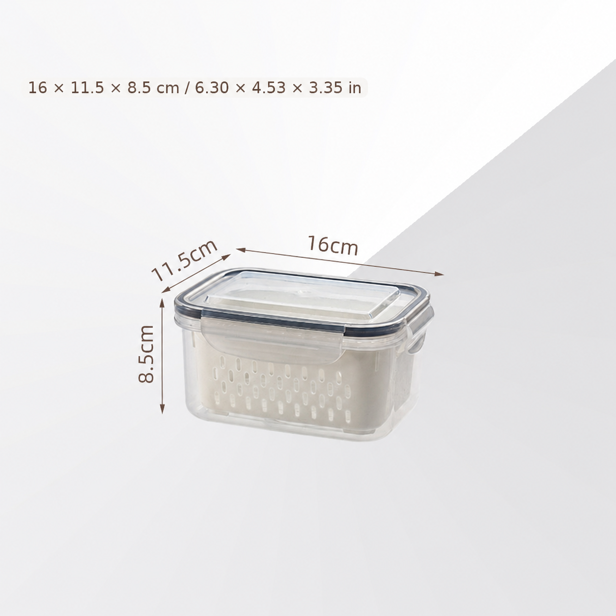 🍓 Refrigerator Food Storage Containers – Keep Fruits Fresh