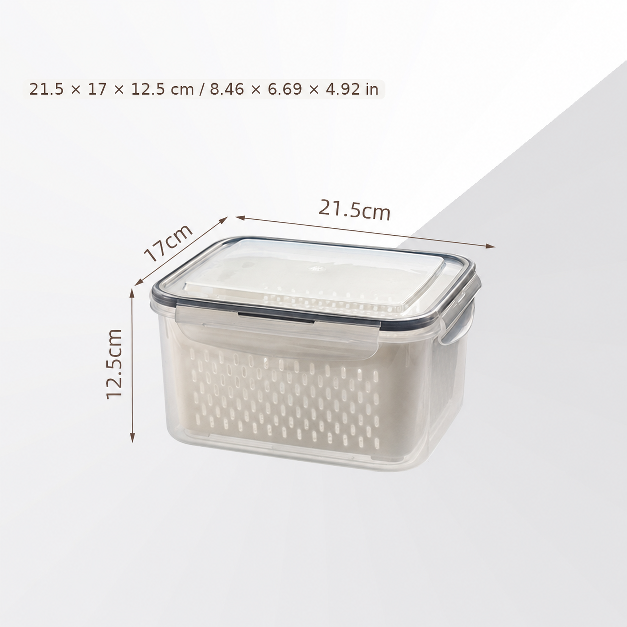 🍓 Refrigerator Food Storage Containers – Keep Fruits Fresh