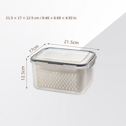 🍓 Refrigerator Food Storage Containers – Keep Fruits Fresh