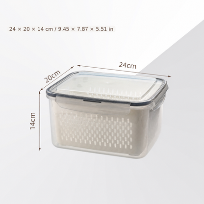 🍓 Refrigerator Food Storage Containers – Keep Fruits Fresh