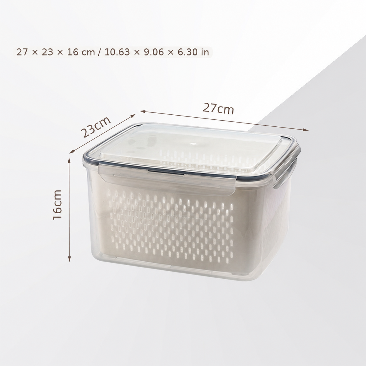 🍓 Refrigerator Food Storage Containers – Keep Fruits Fresh