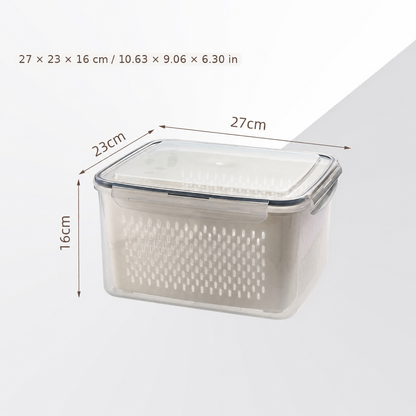 🍓 Refrigerator Food Storage Containers – Keep Fruits Fresh