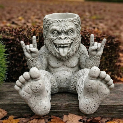🦶 Bigfoot Rock On: Rebel Garden Planter – Wild & Free 🌿