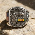 🔥Last Day 49% OFF🔥 Vietnam Veteran Tribute Commemorative Ring