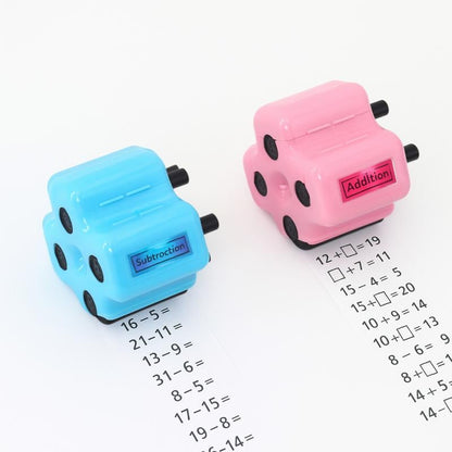 🔥Math Teacher 4-in-1 Math Stamp Roller – Educational Toy & Learning Tools
