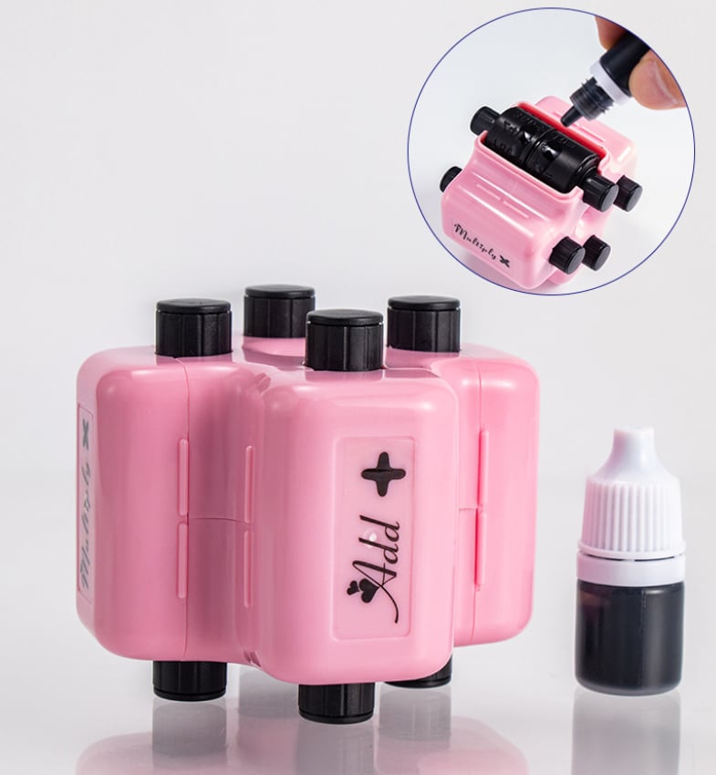 🔥Math Teacher 4-in-1 Math Stamp Roller – Educational Toy & Learning Tools
