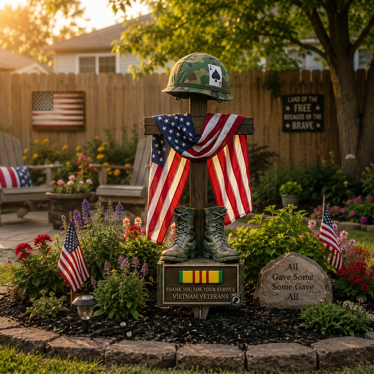 🎖️Vietnam Veteran Tribute Garden Stake
