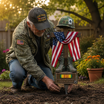 🎖️Vietnam Veteran Tribute Garden Stake