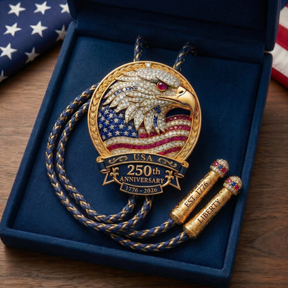 🎁Last Day 49% OFF - 🦅 USA 250th Anniversary Eagle Bolo Tie