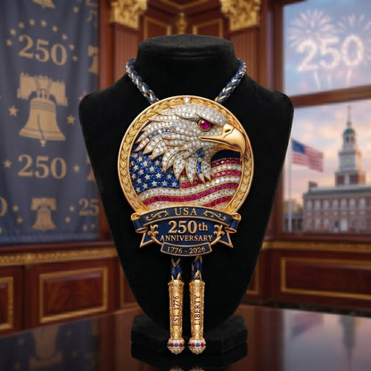 🎁Last Day 49% OFF - 🦅 USA 250th Anniversary Eagle Bolo Tie