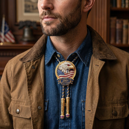 🎁Last Day 49% OFF - 🦅 USA 250th Anniversary Eagle Bolo Tie