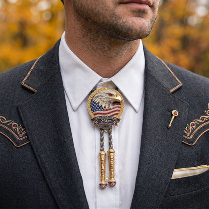 🎁Last Day 49% OFF - 🦅 USA 250th Anniversary Eagle Bolo Tie