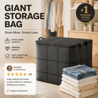 Giant storage bag -instantly enjoy a clean and organized home
