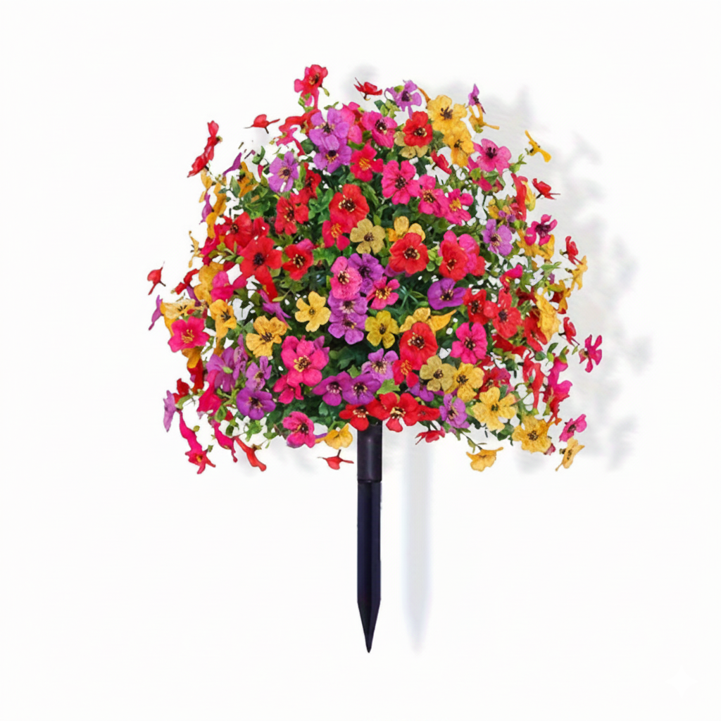 🌸 Forever in Bloom – Artificial Flower Stakes for Every Season