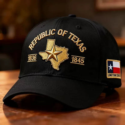 🔥Republic of Texas Embroidered Hat
