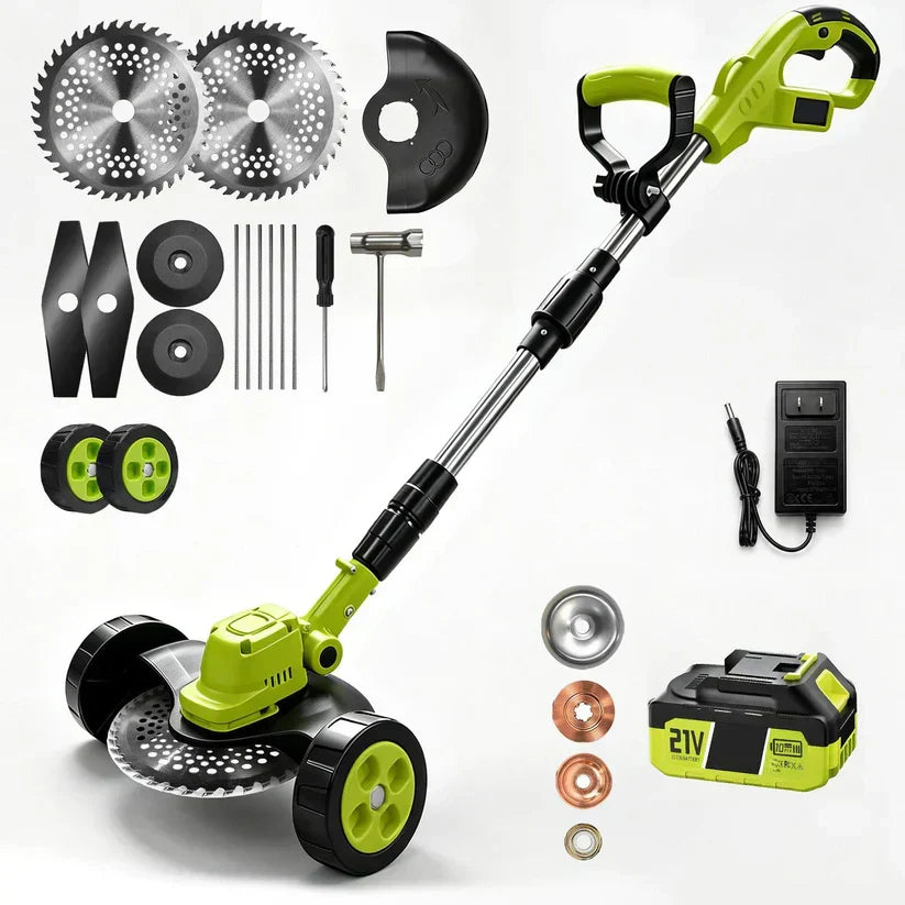 🛠️ LIMITED-TIME 59% OFF! ✨3-in-1 Cordless Lawn Mower with 2×21V Batteries
