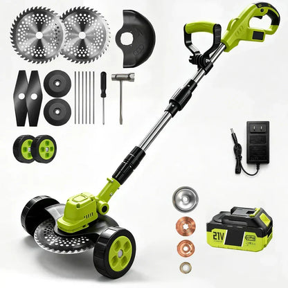 🛠️ LIMITED-TIME 59% OFF! ✨3-in-1 Cordless Lawn Mower with 2×21V Batteries