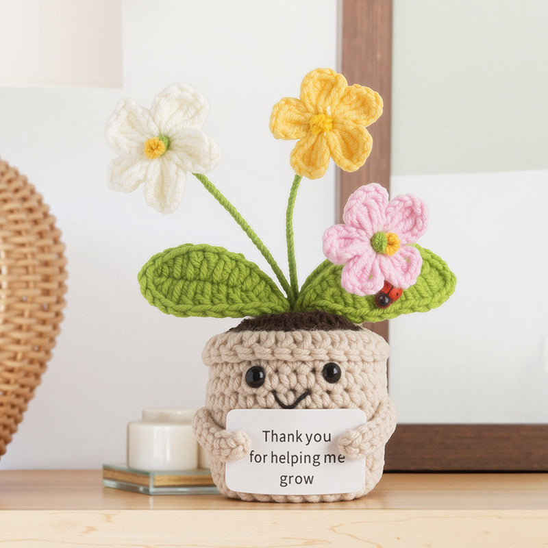 🔥50% OFF🔥 Handmade Crochet Flower Doll – A Little Bloom of Comfort & Cheer
