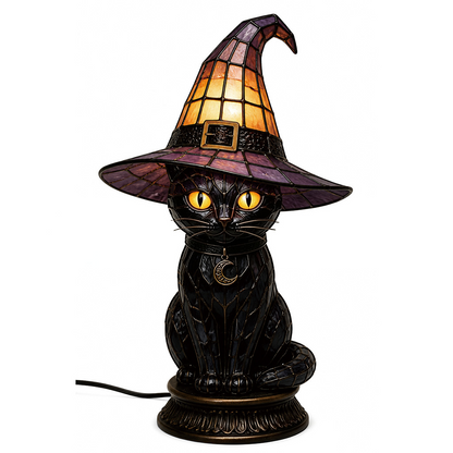🎁Last Day 50% OFF -🔥💝Magical Black Cat Witch Lamp