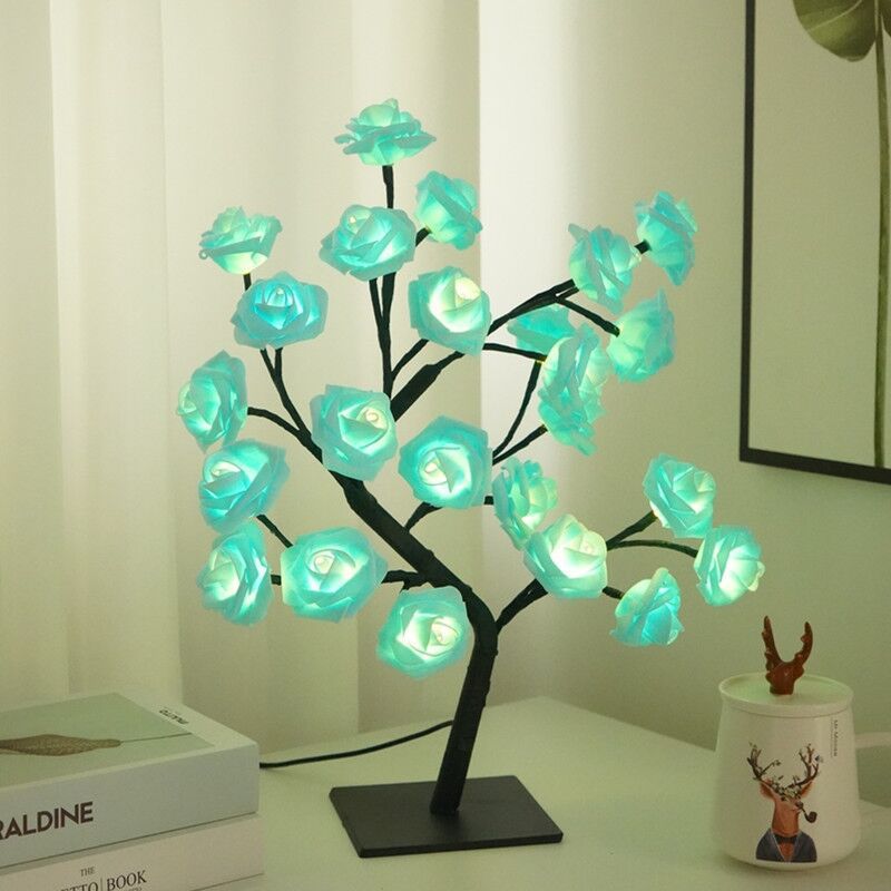 🌹 A Light That Makes Everything Feel Softer – USB Rose Lamp with Bendable Branches